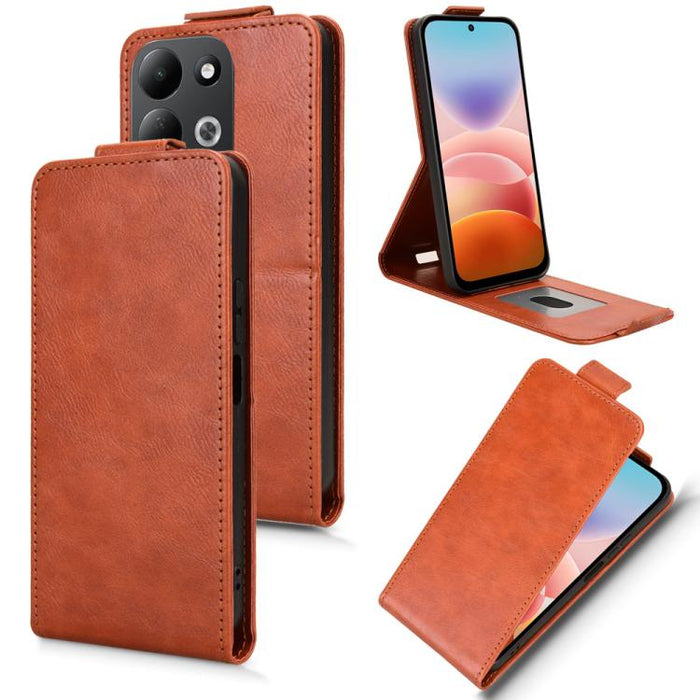 Funda de cuero magnética vertical con tapa abatible y hebilla, For Redmi A7 Pro 171mm / Poco C85x 5G, For Redmi 15a 5G / R70 5G / R70m 5G, For Redmi Turbo 5 Max 5G / Poco X8 Pro Max 5G, For Xiaomi Poco X8 Pro / Redmi Turbo 5                            ...