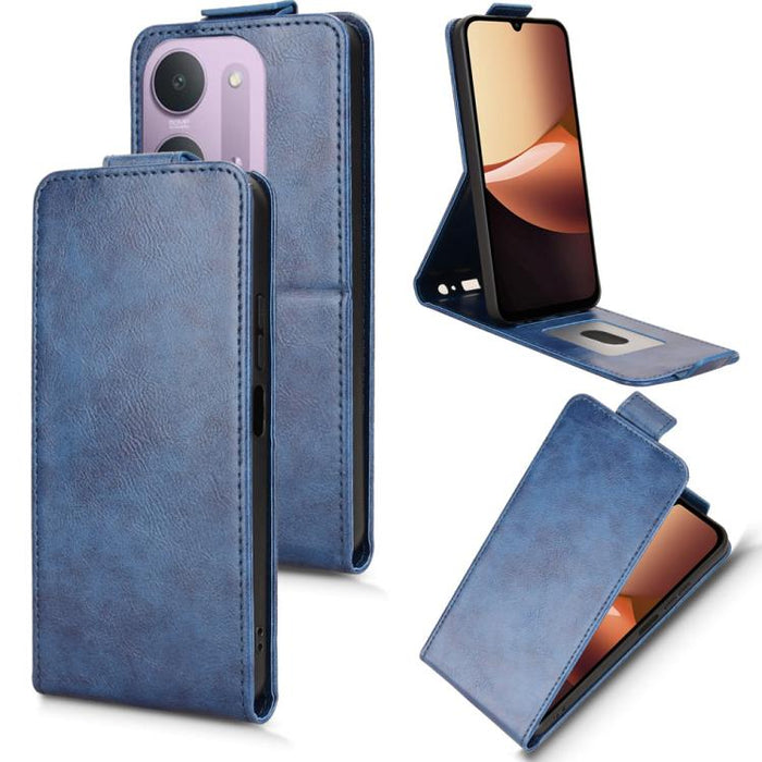 Funda de cuero magnética vertical con tapa abatible y hebilla, For Redmi A7 Pro 171mm / Poco C85x 5G, For Redmi 15a 5G / R70 5G / R70m 5G, For Redmi Turbo 5 Max 5G / Poco X8 Pro Max 5G, For Xiaomi Poco X8 Pro / Redmi Turbo 5                            ...