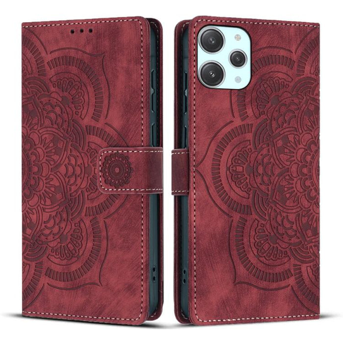 Funda para teléfono de cuero esmerilado retro con relieve de mandala, For Xiaomi 15T Pro 5G, For Xiaomi 15T 5G, For Xiaomi 14T Pro, For Xiaomi 14T, For Xiaomi Poco M6 Pro 5G / Redmi 12, For Xiaomi 13T / 13T Pro, For Xiaomi Poco X5 Pro                  ...