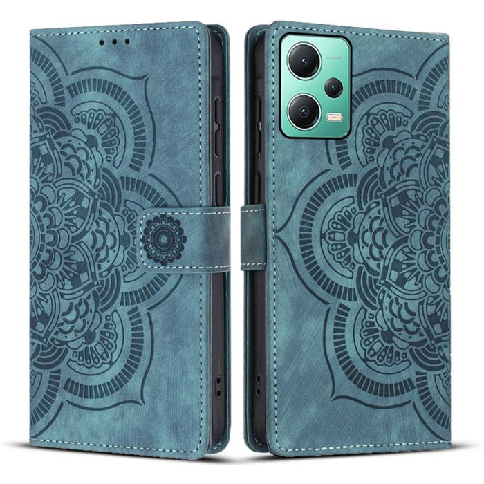 Funda para teléfono de cuero esmerilado retro con relieve de mandala, For Xiaomi 15T Pro 5G, For Xiaomi 15T 5G, For Xiaomi 14T Pro, For Xiaomi 14T, For Xiaomi Poco M6 Pro 5G / Redmi 12, For Xiaomi 13T / 13T Pro, For Xiaomi Poco X5 Pro                  ...