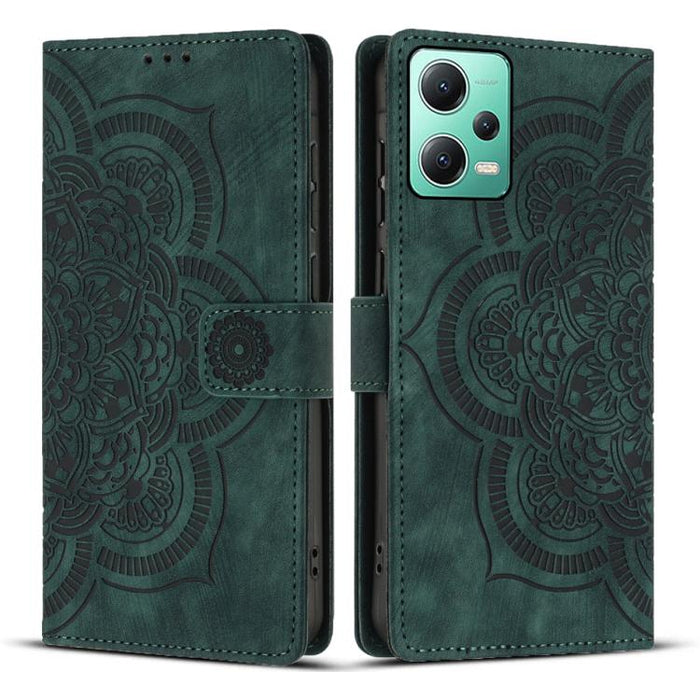 Funda para teléfono de cuero esmerilado retro con relieve de mandala, For Xiaomi 15T Pro 5G, For Xiaomi 15T 5G, For Xiaomi 14T Pro, For Xiaomi 14T, For Xiaomi Poco M6 Pro 5G / Redmi 12, For Xiaomi 13T / 13T Pro, For Xiaomi Poco X5 Pro                  ...