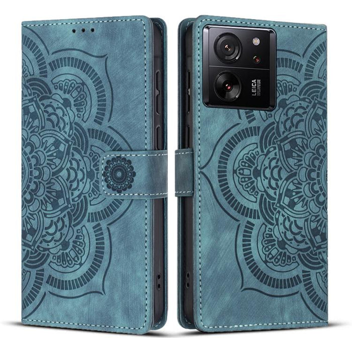 Funda para teléfono de cuero esmerilado retro con relieve de mandala, For Xiaomi 15T Pro 5G, For Xiaomi 15T 5G, For Xiaomi 14T Pro, For Xiaomi 14T, For Xiaomi Poco M6 Pro 5G / Redmi 12, For Xiaomi 13T / 13T Pro, For Xiaomi Poco X5 Pro                  ...