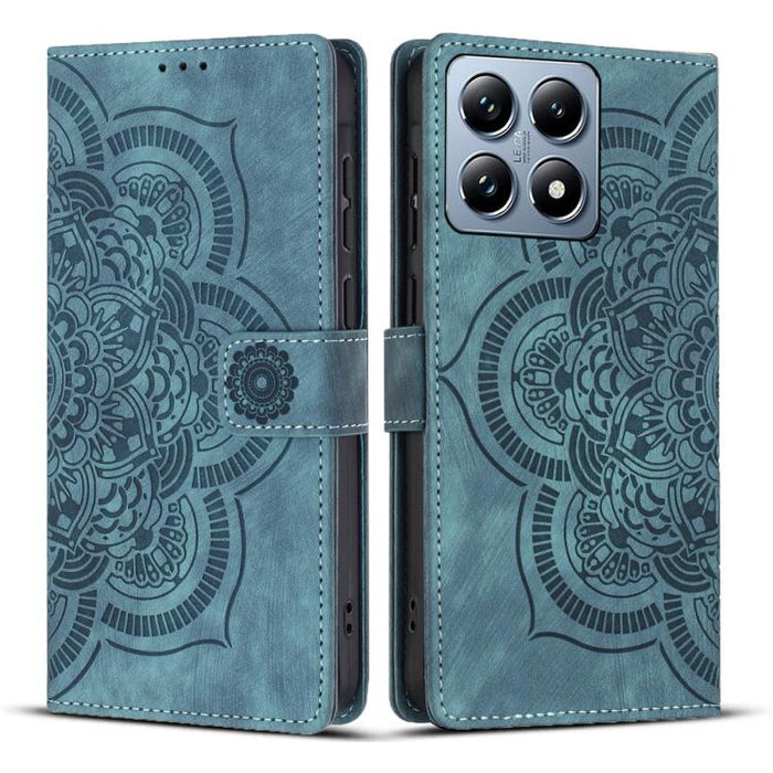 Funda para teléfono de cuero esmerilado retro con relieve de mandala, For Xiaomi 15T Pro 5G, For Xiaomi 15T 5G, For Xiaomi 14T Pro, For Xiaomi 14T, For Xiaomi Poco M6 Pro 5G / Redmi 12, For Xiaomi 13T / 13T Pro, For Xiaomi Poco X5 Pro                  ...