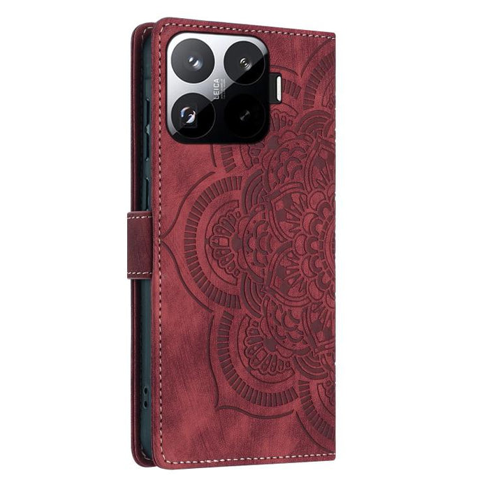 Funda para teléfono de cuero esmerilado retro con relieve de mandala, For Xiaomi 15T Pro 5G, For Xiaomi 15T 5G, For Xiaomi 14T Pro, For Xiaomi 14T, For Xiaomi Poco M6 Pro 5G / Redmi 12, For Xiaomi 13T / 13T Pro, For Xiaomi Poco X5 Pro                  ...