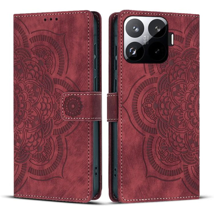 Funda para teléfono de cuero esmerilado retro con relieve de mandala, For Xiaomi 15T Pro 5G, For Xiaomi 15T 5G, For Xiaomi 14T Pro, For Xiaomi 14T, For Xiaomi Poco M6 Pro 5G / Redmi 12, For Xiaomi 13T / 13T Pro, For Xiaomi Poco X5 Pro                  ...