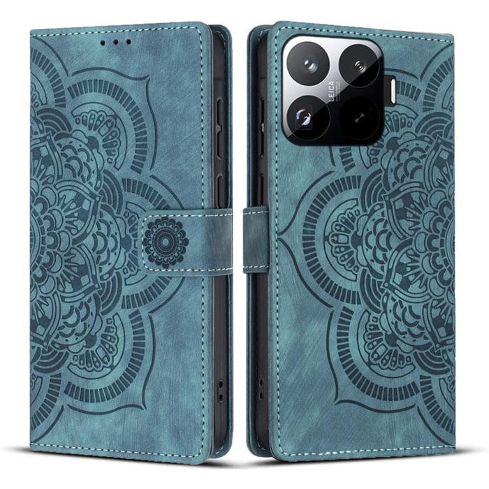 Funda para teléfono de cuero esmerilado retro con relieve de mandala, For Xiaomi 15T Pro 5G, For Xiaomi 15T 5G, For Xiaomi 14T Pro, For Xiaomi 14T, For Xiaomi Poco M6 Pro 5G / Redmi 12, For Xiaomi 13T / 13T Pro, For Xiaomi Poco X5 Pro                  ...