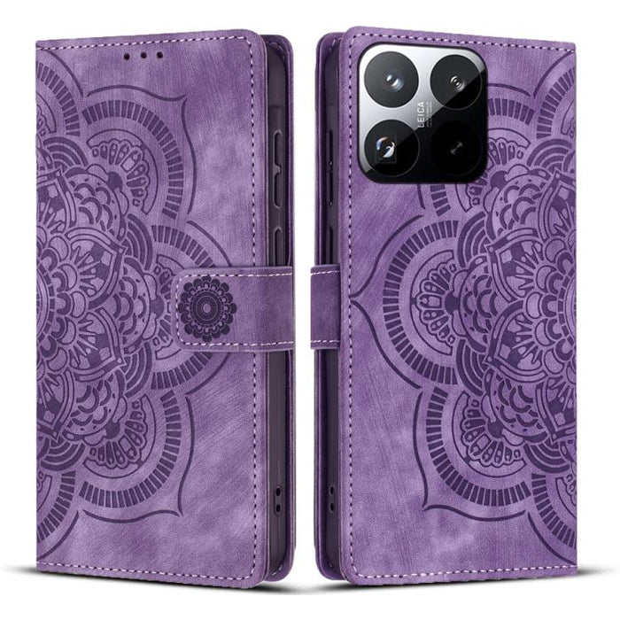 Funda para teléfono de cuero esmerilado retro con relieve de mandala, For Xiaomi 15T Pro 5G, For Xiaomi 15T 5G, For Xiaomi 14T Pro, For Xiaomi 14T, For Xiaomi Poco M6 Pro 5G / Redmi 12, For Xiaomi 13T / 13T Pro, For Xiaomi Poco X5 Pro                  ...