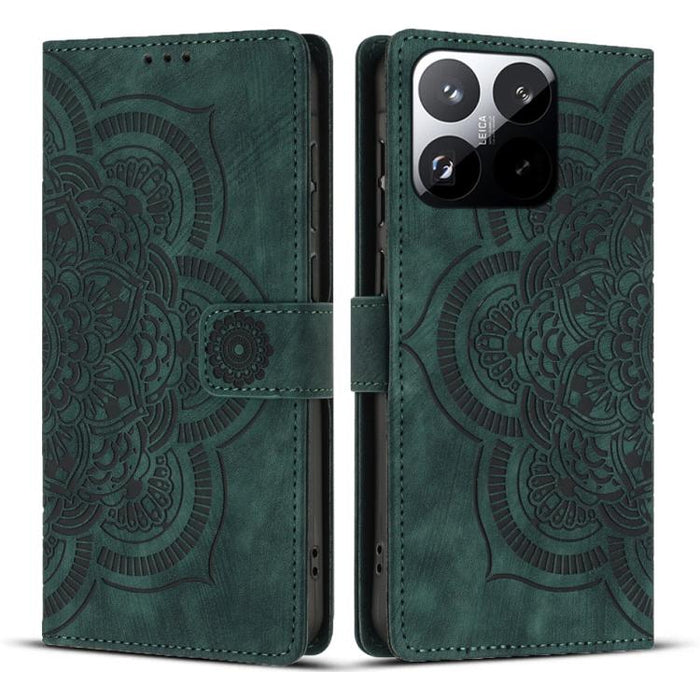 Funda para teléfono de cuero esmerilado retro con relieve de mandala, For Xiaomi 15T Pro 5G, For Xiaomi 15T 5G, For Xiaomi 14T Pro, For Xiaomi 14T, For Xiaomi Poco M6 Pro 5G / Redmi 12, For Xiaomi 13T / 13T Pro, For Xiaomi Poco X5 Pro                  ...