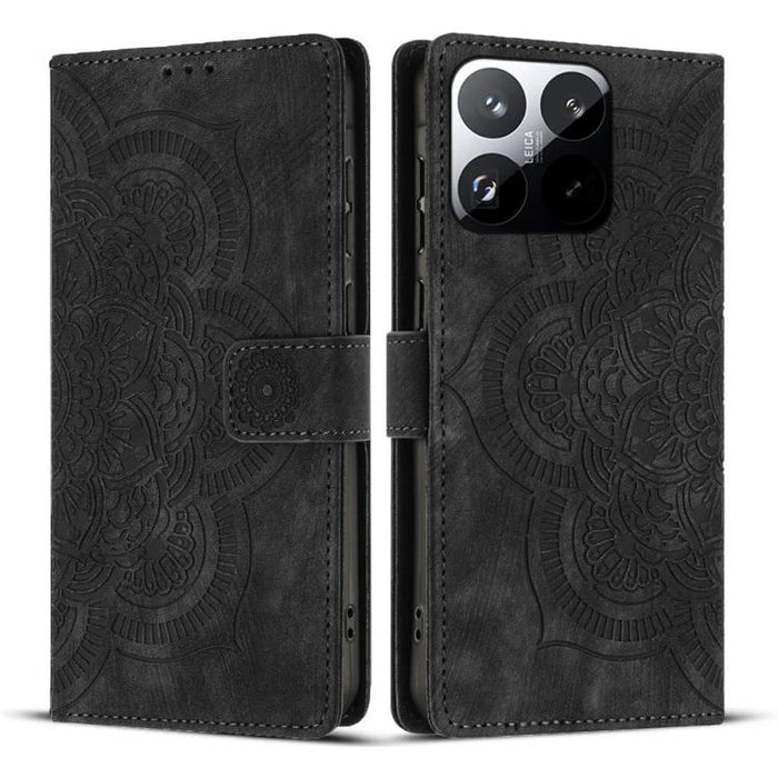 Funda para teléfono de cuero esmerilado retro con relieve de mandala, For Xiaomi 15T Pro 5G, For Xiaomi 15T 5G, For Xiaomi 14T Pro, For Xiaomi 14T, For Xiaomi Poco M6 Pro 5G / Redmi 12, For Xiaomi 13T / 13T Pro, For Xiaomi Poco X5 Pro                  ...