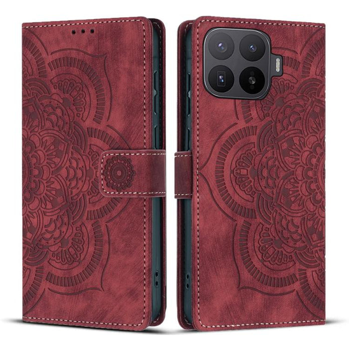 Funda para teléfono de cuero esmerilado retro con relieve de mandala, For Xiaomi 15T Pro 5G, For Xiaomi 15T 5G, For Xiaomi 14T Pro, For Xiaomi 14T, For Xiaomi Poco M6 Pro 5G / Redmi 12, For Xiaomi 13T / 13T Pro, For Xiaomi Poco X5 Pro                  ...