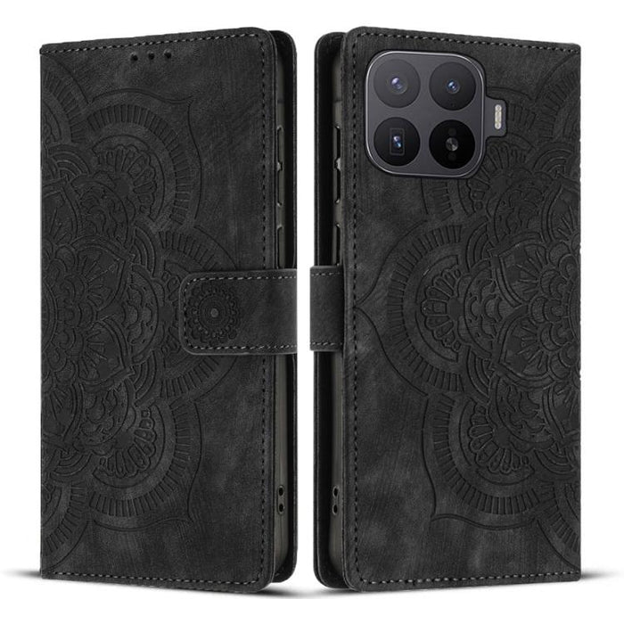 Funda para teléfono de cuero esmerilado retro con relieve de mandala, For Xiaomi 15T Pro 5G, For Xiaomi 15T 5G, For Xiaomi 14T Pro, For Xiaomi 14T, For Xiaomi Poco M6 Pro 5G / Redmi 12, For Xiaomi 13T / 13T Pro, For Xiaomi Poco X5 Pro                  ...