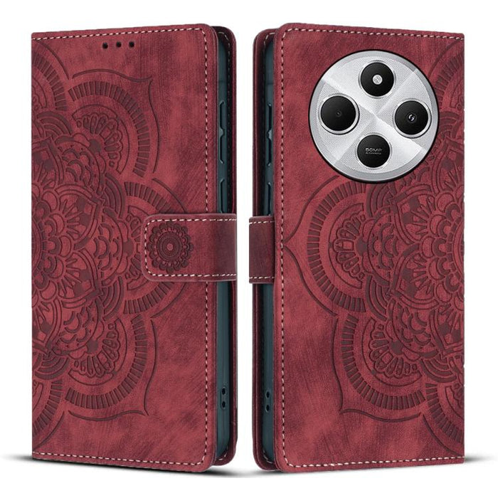 Funda para teléfono de cuero esmerilado retro con relieve de mandala, For Redmi Note 15 Pro+ 5G Global 163.3mm, For Redmi Note 15 4G / 5G Global 164mm, For Redmi Note 15 Pro 4G Global 163.2mm, For Redmi Note 15 Pro 5G Global 163.6mm                    ...