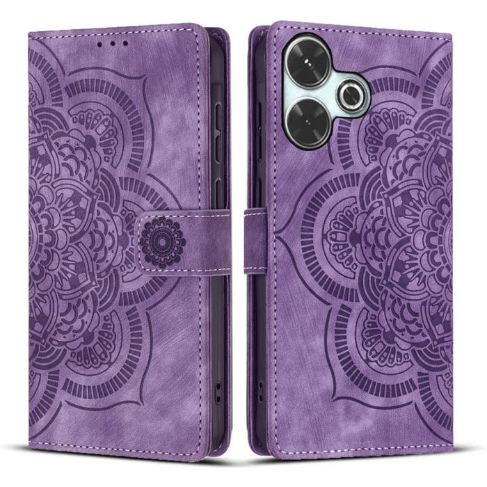 Funda para teléfono de cuero esmerilado retro con relieve de mandala, For Redmi Note 15 Pro+ 5G Global 163.3mm, For Redmi Note 15 4G / 5G Global 164mm, For Redmi Note 15 Pro 4G Global 163.2mm, For Redmi Note 15 Pro 5G Global 163.6mm                    ...
