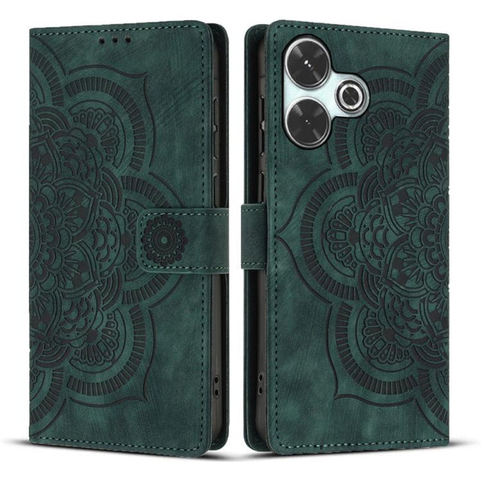 Funda para teléfono de cuero esmerilado retro con relieve de mandala, For Redmi Note 15 Pro+ 5G Global 163.3mm, For Redmi Note 15 4G / 5G Global 164mm, For Redmi Note 15 Pro 4G Global 163.2mm, For Redmi Note 15 Pro 5G Global 163.6mm                    ...