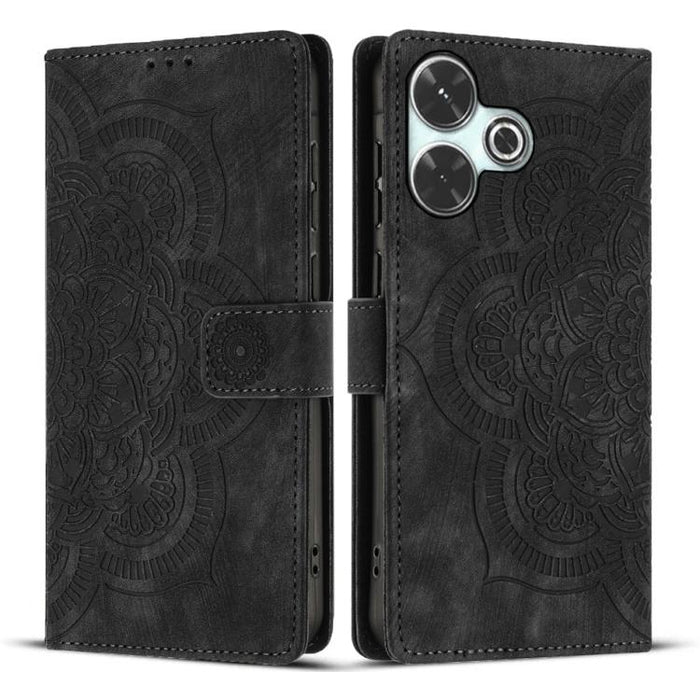 Funda para teléfono de cuero esmerilado retro con relieve de mandala, For Redmi Note 15 Pro+ 5G Global 163.3mm, For Redmi Note 15 4G / 5G Global 164mm, For Redmi Note 15 Pro 4G Global 163.2mm, For Redmi Note 15 Pro 5G Global 163.6mm                    ...