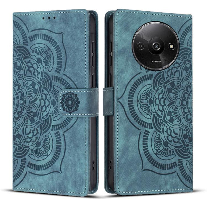 Funda para teléfono de cuero esmerilado retro con relieve de mandala, For Redmi Note 15 Pro+ 5G Global 163.3mm, For Redmi Note 15 4G / 5G Global 164mm, For Redmi Note 15 Pro 4G Global 163.2mm, For Redmi Note 15 Pro 5G Global 163.6mm                    ...