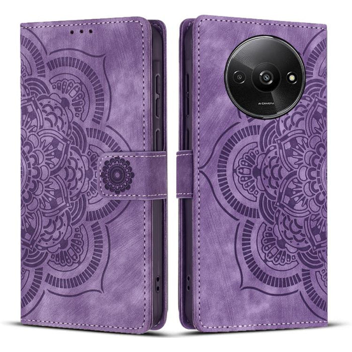 Funda para teléfono de cuero esmerilado retro con relieve de mandala, For Redmi Note 15 Pro+ 5G Global 163.3mm, For Redmi Note 15 4G / 5G Global 164mm, For Redmi Note 15 Pro 4G Global 163.2mm, For Redmi Note 15 Pro 5G Global 163.6mm                    ...