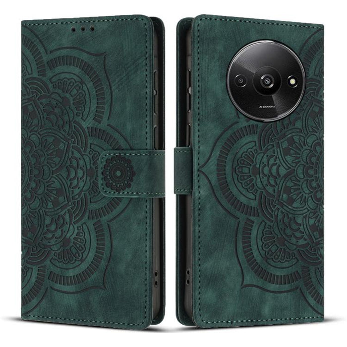 Funda para teléfono de cuero esmerilado retro con relieve de mandala, For Redmi Note 15 Pro+ 5G Global 163.3mm, For Redmi Note 15 4G / 5G Global 164mm, For Redmi Note 15 Pro 4G Global 163.2mm, For Redmi Note 15 Pro 5G Global 163.6mm                    ...
