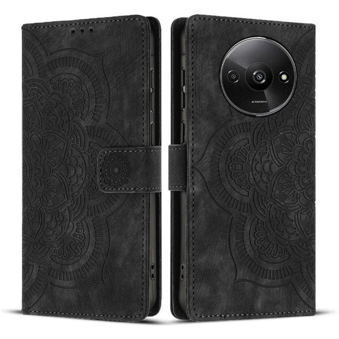 Funda para teléfono de cuero esmerilado retro con relieve de mandala, For Redmi Note 15 Pro+ 5G Global 163.3mm, For Redmi Note 15 4G / 5G Global 164mm, For Redmi Note 15 Pro 4G Global 163.2mm, For Redmi Note 15 Pro 5G Global 163.6mm                    ...