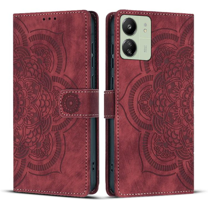 Funda para teléfono de cuero esmerilado retro con relieve de mandala, For Redmi Note 15 Pro+ 5G Global 163.3mm, For Redmi Note 15 4G / 5G Global 164mm, For Redmi Note 15 Pro 4G Global 163.2mm, For Redmi Note 15 Pro 5G Global 163.6mm                    ...