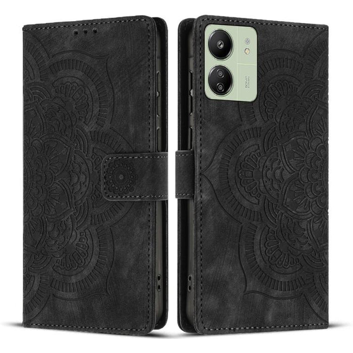 Funda para teléfono de cuero esmerilado retro con relieve de mandala, For Redmi Note 15 Pro+ 5G Global 163.3mm, For Redmi Note 15 4G / 5G Global 164mm, For Redmi Note 15 Pro 4G Global 163.2mm, For Redmi Note 15 Pro 5G Global 163.6mm                    ...