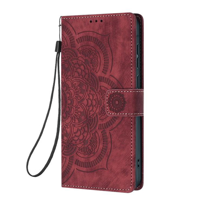 Funda para teléfono de cuero esmerilado retro con relieve de mandala, For Redmi Note 11S / 12S, For Redmi Note 12 4G, For Redmi Note 11 Pro 4G / 5G