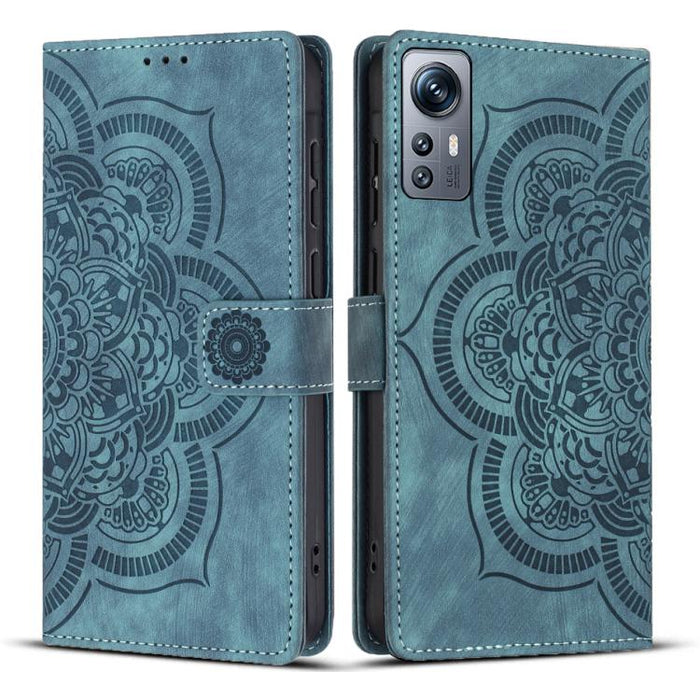 Funda para teléfono de cuero esmerilado retro con relieve de mandala, For Redmi Note 11S / 12S, For Redmi Note 12 4G, For Redmi Note 11 Pro 4G / 5G