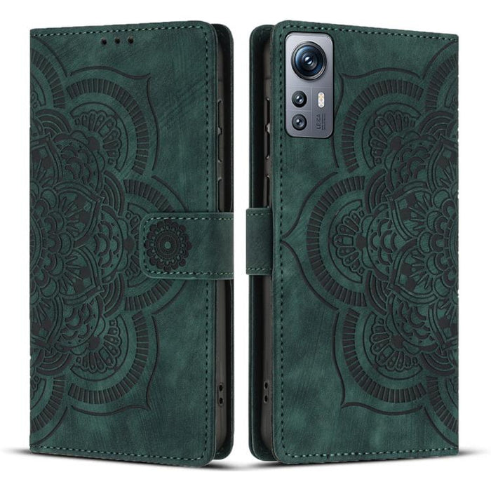 Funda para teléfono de cuero esmerilado retro con relieve de mandala, For Redmi Note 11S / 12S, For Redmi Note 12 4G, For Redmi Note 11 Pro 4G / 5G