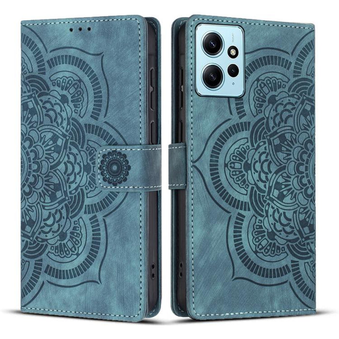 Funda para teléfono de cuero esmerilado retro con relieve de mandala, For Redmi Note 11S / 12S, For Redmi Note 12 4G, For Redmi Note 11 Pro 4G / 5G