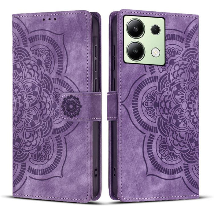 Funda para teléfono de cuero esmerilado retro con relieve de mandala, For Redmi Note 15 Pro+ 5G Global 163.3mm, For Redmi Note 15 4G / 5G Global 164mm, For Redmi Note 15 Pro 4G Global 163.2mm, For Redmi Note 15 Pro 5G Global 163.6mm                    ...