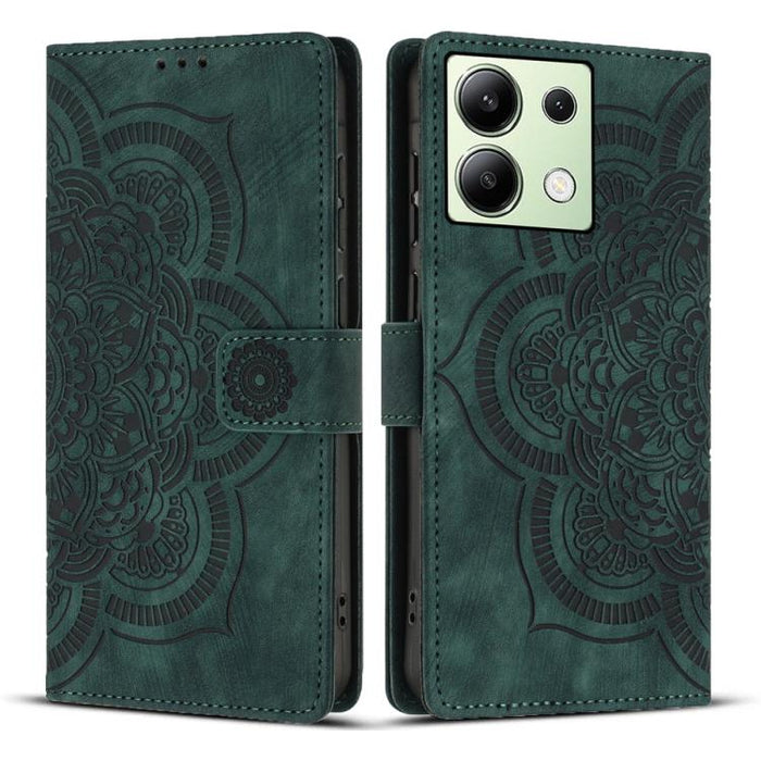 Funda para teléfono de cuero esmerilado retro con relieve de mandala, For Redmi Note 15 Pro+ 5G Global 163.3mm, For Redmi Note 15 4G / 5G Global 164mm, For Redmi Note 15 Pro 4G Global 163.2mm, For Redmi Note 15 Pro 5G Global 163.6mm                    ...