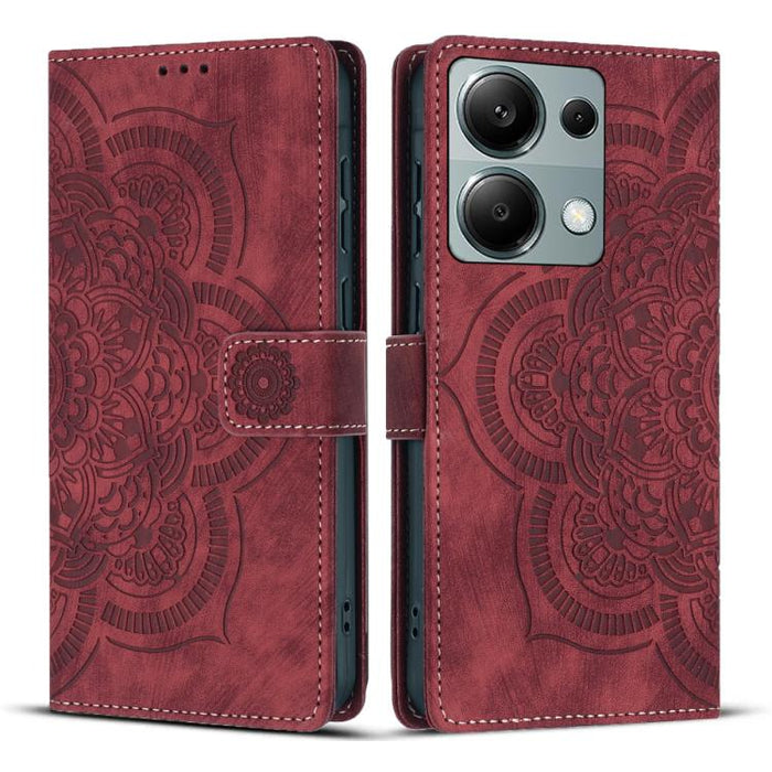 Funda para teléfono de cuero esmerilado retro con relieve de mandala, For Redmi Note 15 Pro+ 5G Global 163.3mm, For Redmi Note 15 4G / 5G Global 164mm, For Redmi Note 15 Pro 4G Global 163.2mm, For Redmi Note 15 Pro 5G Global 163.6mm                    ...