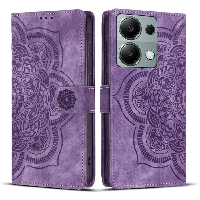 Funda para teléfono de cuero esmerilado retro con relieve de mandala, For Redmi Note 15 Pro+ 5G Global 163.3mm, For Redmi Note 15 4G / 5G Global 164mm, For Redmi Note 15 Pro 4G Global 163.2mm, For Redmi Note 15 Pro 5G Global 163.6mm                    ...
