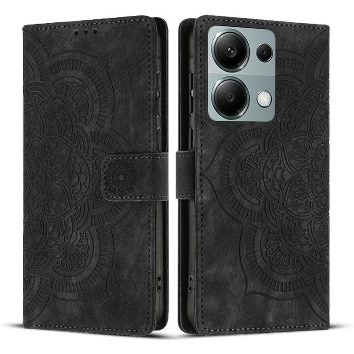 Funda para teléfono de cuero esmerilado retro con relieve de mandala, For Redmi Note 15 Pro+ 5G Global 163.3mm, For Redmi Note 15 4G / 5G Global 164mm, For Redmi Note 15 Pro 4G Global 163.2mm, For Redmi Note 15 Pro 5G Global 163.6mm                    ...