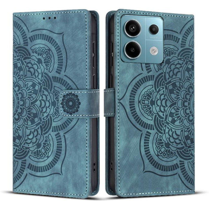 Funda para teléfono de cuero esmerilado retro con relieve de mandala, For Redmi Note 15 Pro+ 5G Global 163.3mm, For Redmi Note 15 4G / 5G Global 164mm, For Redmi Note 15 Pro 4G Global 163.2mm, For Redmi Note 15 Pro 5G Global 163.6mm                    ...