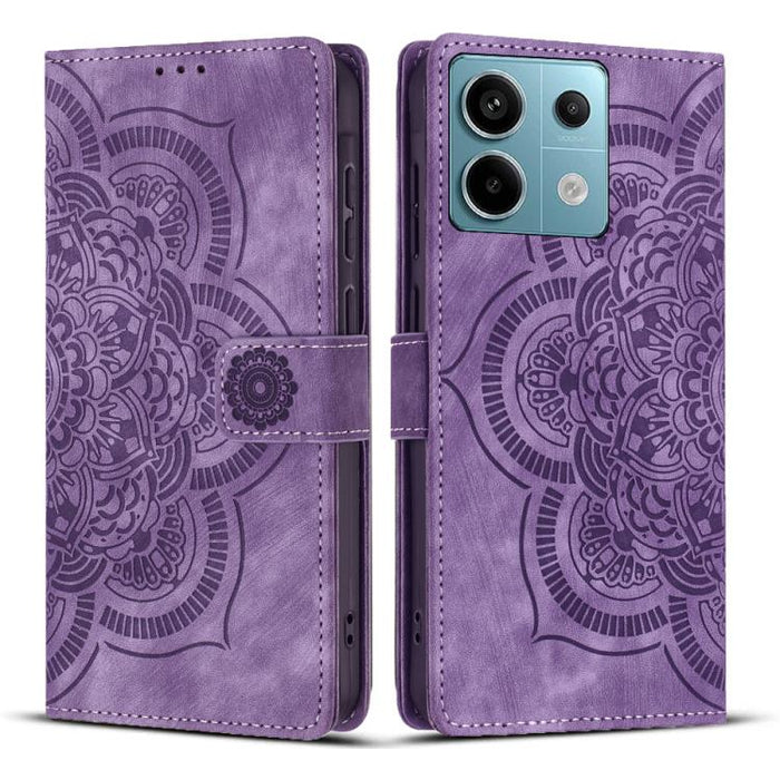 Funda para teléfono de cuero esmerilado retro con relieve de mandala, For Redmi Note 15 Pro+ 5G Global 163.3mm, For Redmi Note 15 4G / 5G Global 164mm, For Redmi Note 15 Pro 4G Global 163.2mm, For Redmi Note 15 Pro 5G Global 163.6mm                    ...