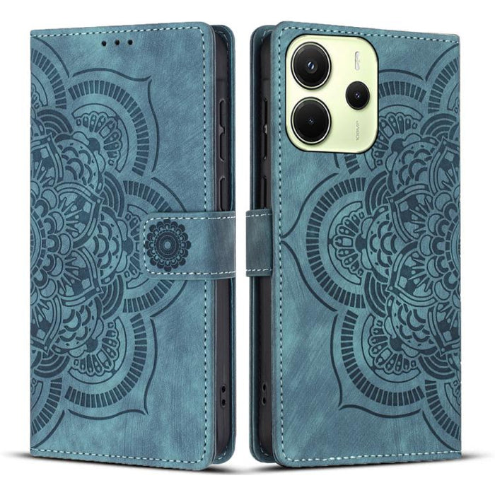 Funda para teléfono de cuero esmerilado retro con relieve de mandala, For Redmi Note 15 Pro+ 5G Global 163.3mm, For Redmi Note 15 4G / 5G Global 164mm, For Redmi Note 15 Pro 4G Global 163.2mm, For Redmi Note 15 Pro 5G Global 163.6mm                    ...
