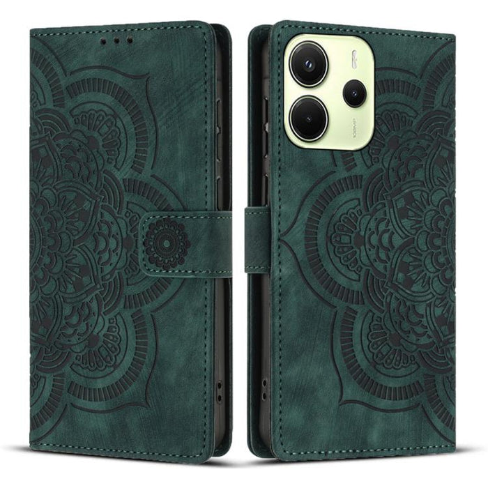 Funda para teléfono de cuero esmerilado retro con relieve de mandala, For Redmi Note 15 Pro+ 5G Global 163.3mm, For Redmi Note 15 4G / 5G Global 164mm, For Redmi Note 15 Pro 4G Global 163.2mm, For Redmi Note 15 Pro 5G Global 163.6mm                    ...