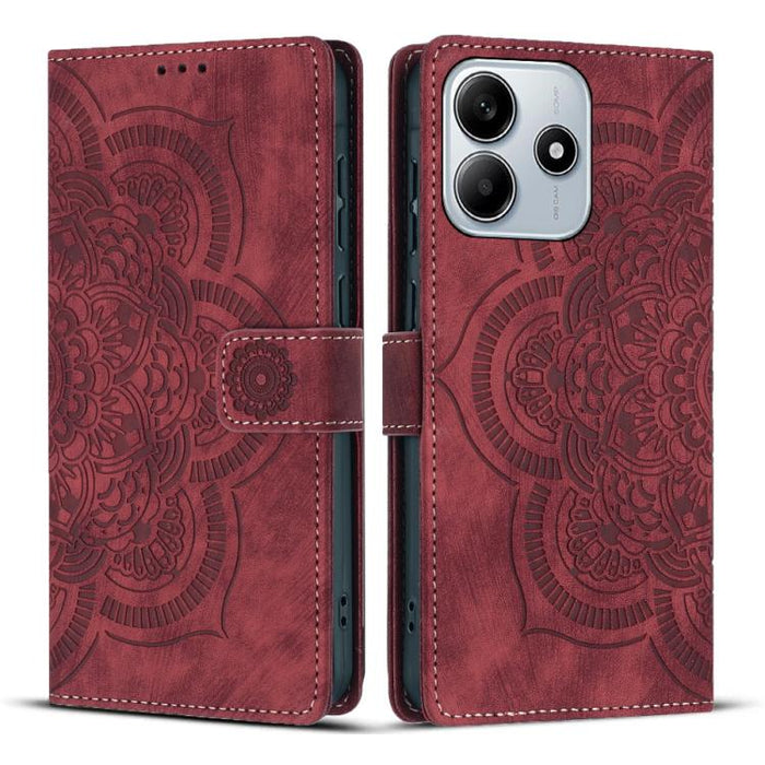 Funda para teléfono de cuero esmerilado retro con relieve de mandala, For Redmi Note 15 Pro+ 5G Global 163.3mm, For Redmi Note 15 4G / 5G Global 164mm, For Redmi Note 15 Pro 4G Global 163.2mm, For Redmi Note 15 Pro 5G Global 163.6mm                    ...