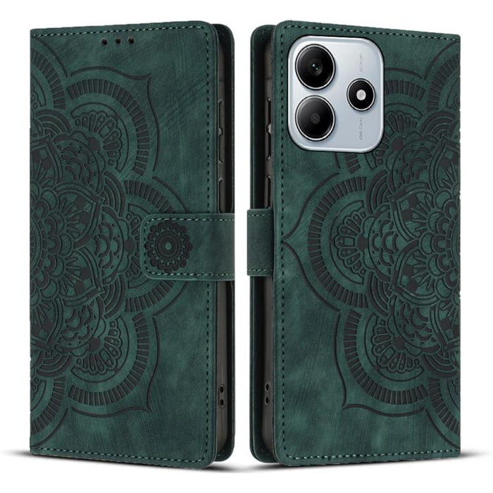 Funda para teléfono de cuero esmerilado retro con relieve de mandala, For Redmi Note 15 Pro+ 5G Global 163.3mm, For Redmi Note 15 4G / 5G Global 164mm, For Redmi Note 15 Pro 4G Global 163.2mm, For Redmi Note 15 Pro 5G Global 163.6mm                    ...