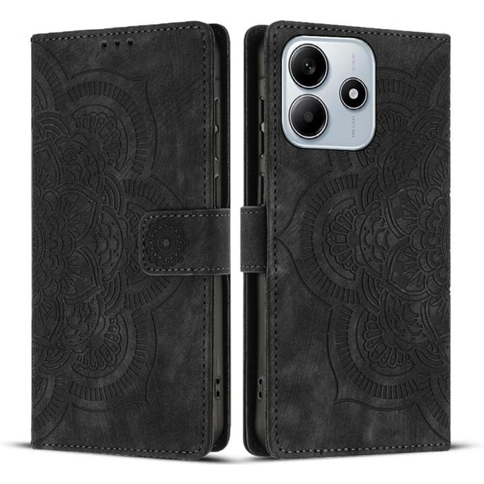 Funda para teléfono de cuero esmerilado retro con relieve de mandala, For Redmi Note 15 Pro+ 5G Global 163.3mm, For Redmi Note 15 4G / 5G Global 164mm, For Redmi Note 15 Pro 4G Global 163.2mm, For Redmi Note 15 Pro 5G Global 163.6mm                    ...