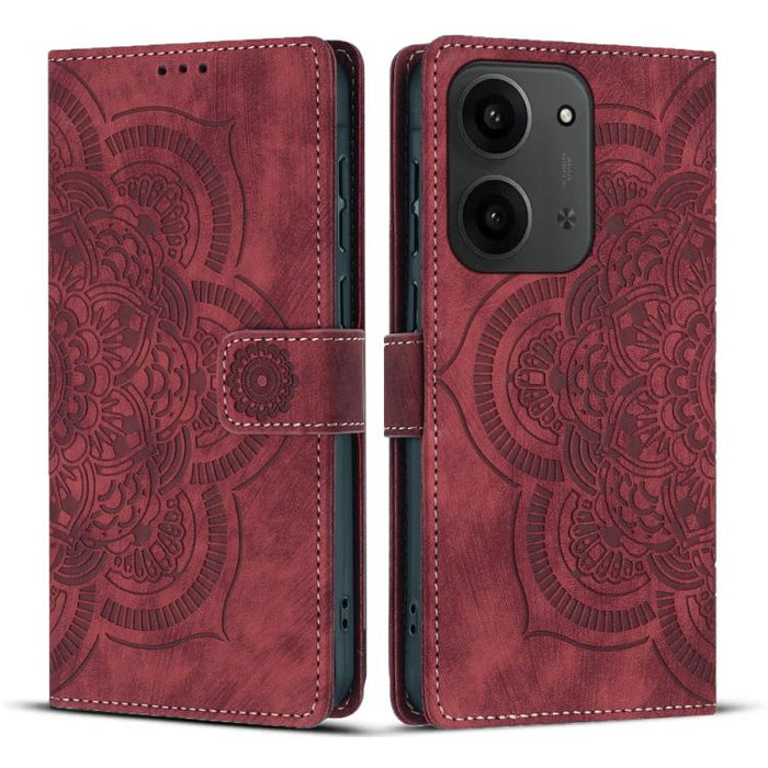 Funda para teléfono de cuero esmerilado retro con relieve de mandala, For Redmi Note 15 Pro+ 5G Global 163.3mm, For Redmi Note 15 4G / 5G Global 164mm, For Redmi Note 15 Pro 4G Global 163.2mm, For Redmi Note 15 Pro 5G Global 163.6mm                    ...
