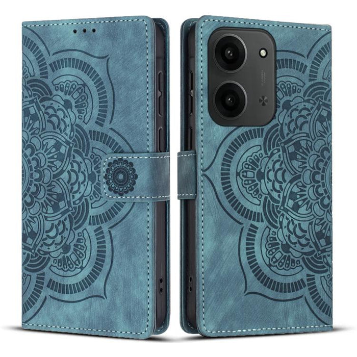 Funda para teléfono de cuero esmerilado retro con relieve de mandala, For Redmi Note 15 Pro+ 5G Global 163.3mm, For Redmi Note 15 4G / 5G Global 164mm, For Redmi Note 15 Pro 4G Global 163.2mm, For Redmi Note 15 Pro 5G Global 163.6mm                    ...