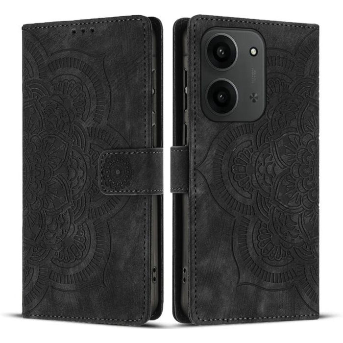 Funda para teléfono de cuero esmerilado retro con relieve de mandala, For Redmi Note 15 Pro+ 5G Global 163.3mm, For Redmi Note 15 4G / 5G Global 164mm, For Redmi Note 15 Pro 4G Global 163.2mm, For Redmi Note 15 Pro 5G Global 163.6mm                    ...