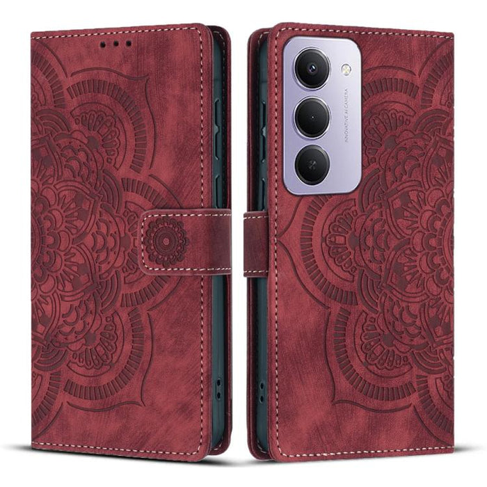 Funda para teléfono de cuero esmerilado retro con relieve de mandala, For Redmi Note 15 Pro+ 5G Global 163.3mm, For Redmi Note 15 4G / 5G Global 164mm, For Redmi Note 15 Pro 4G Global 163.2mm, For Redmi Note 15 Pro 5G Global 163.6mm                    ...
