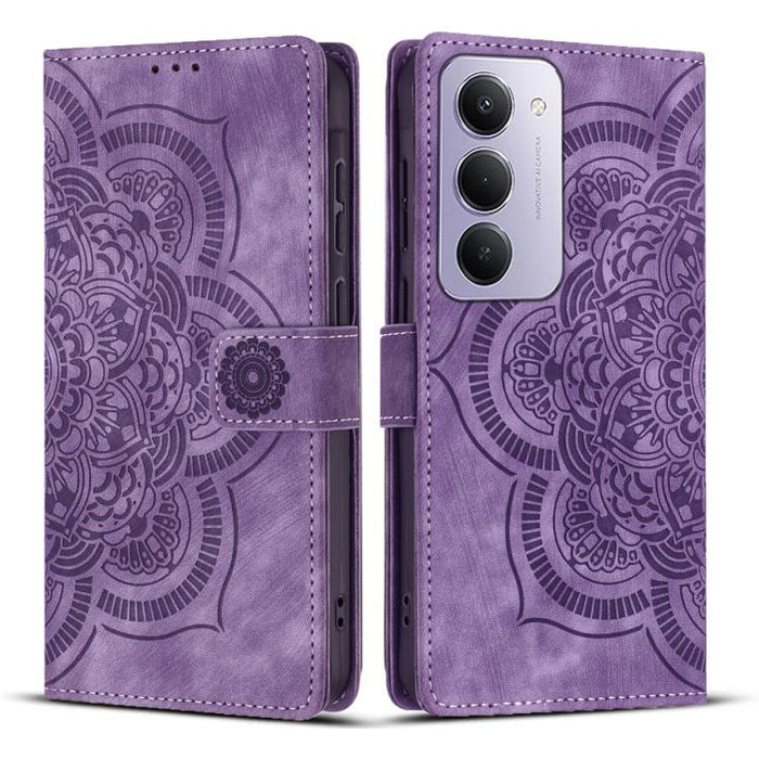 Funda para teléfono de cuero esmerilado retro con relieve de mandala, For Redmi Note 15 Pro+ 5G Global 163.3mm, For Redmi Note 15 4G / 5G Global 164mm, For Redmi Note 15 Pro 4G Global 163.2mm, For Redmi Note 15 Pro 5G Global 163.6mm                    ...