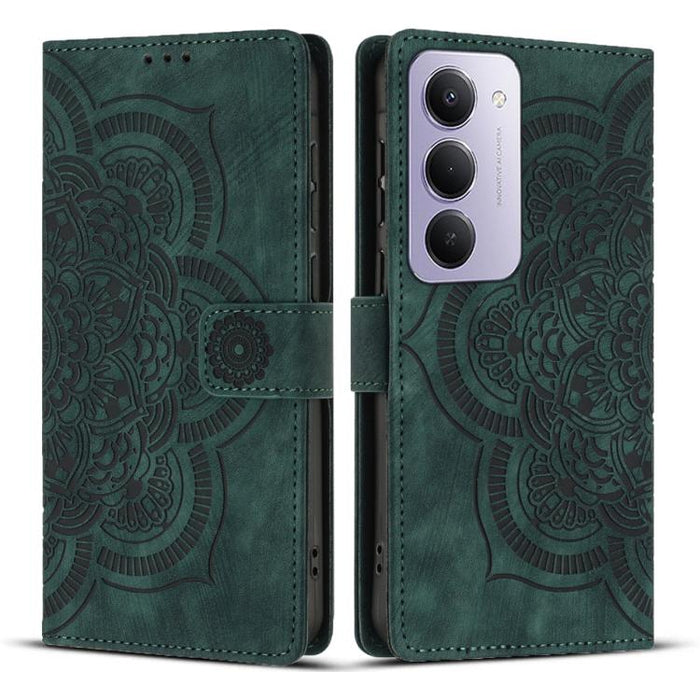 Funda para teléfono de cuero esmerilado retro con relieve de mandala, For Redmi Note 15 Pro+ 5G Global 163.3mm, For Redmi Note 15 4G / 5G Global 164mm, For Redmi Note 15 Pro 4G Global 163.2mm, For Redmi Note 15 Pro 5G Global 163.6mm                    ...