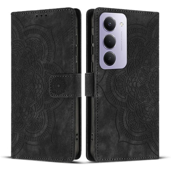 Funda para teléfono de cuero esmerilado retro con relieve de mandala, For Redmi Note 15 Pro+ 5G Global 163.3mm, For Redmi Note 15 4G / 5G Global 164mm, For Redmi Note 15 Pro 4G Global 163.2mm, For Redmi Note 15 Pro 5G Global 163.6mm                    ...