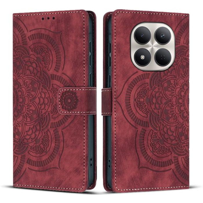 Funda para teléfono de cuero esmerilado retro con relieve de mandala, For Redmi Note 15 Pro+ 5G Global 163.3mm, For Redmi Note 15 4G / 5G Global 164mm, For Redmi Note 15 Pro 4G Global 163.2mm, For Redmi Note 15 Pro 5G Global 163.6mm                    ...