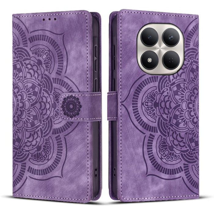 Funda para teléfono de cuero esmerilado retro con relieve de mandala, For Redmi Note 15 Pro+ 5G Global 163.3mm, For Redmi Note 15 4G / 5G Global 164mm, For Redmi Note 15 Pro 4G Global 163.2mm, For Redmi Note 15 Pro 5G Global 163.6mm                    ...